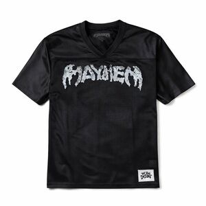 Lady Gaga Coachella 2025 MAYHEM Jersey Shirt In The Desert Black Mesh Tee Size M